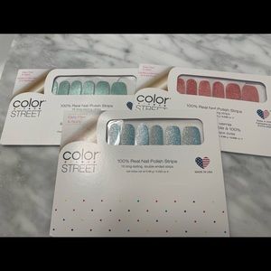 3 sets of Color Street nails 💅